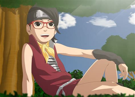 Download Sarada Uchiha Anime Boruto HD Wallpaper