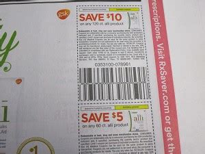 15 Coupons $10/1 12ct Alli Product + $5/1 60ct Alli Product 4/5/2020