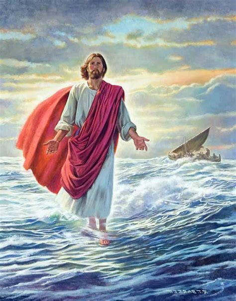 The Bible In Paintings: ️ JESUS WALKS ON THE WATER! ️