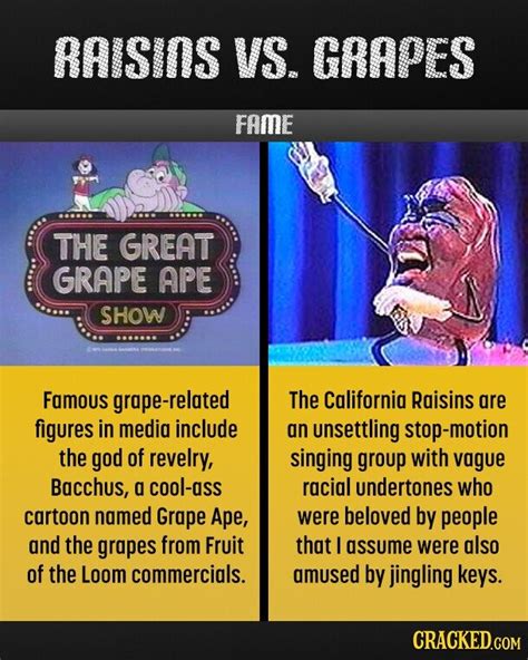 Raisins Vs. Grapes | Cracked.com