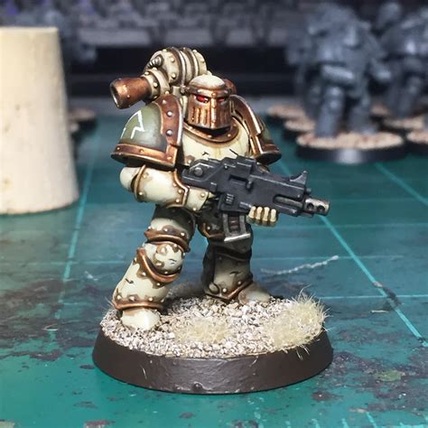 30k Death Guard Tactical Marine [test model] : r/Warhammer