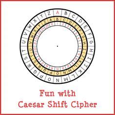 Fun with Caesar Shift Cipher | Caesar, Shift, Fun