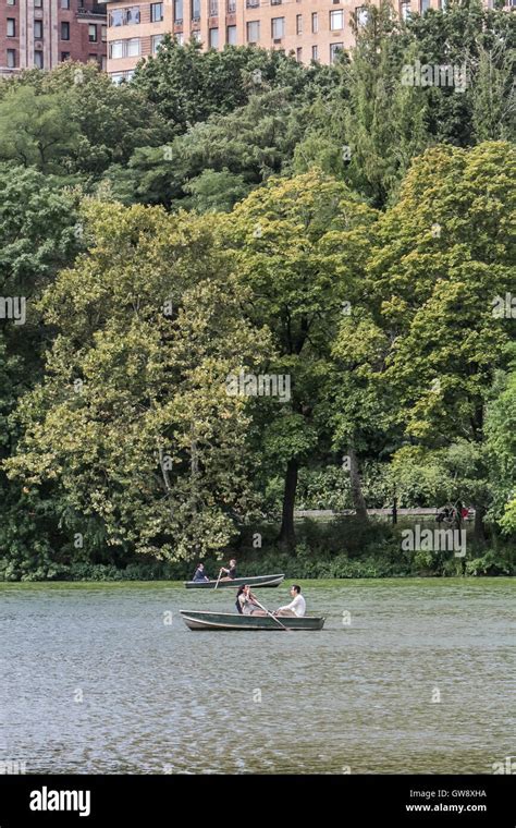 Boating in Central Park Stock Photo - Alamy