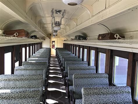 Inside The Historic Cars at The Wyoming Train Museum in Douglas