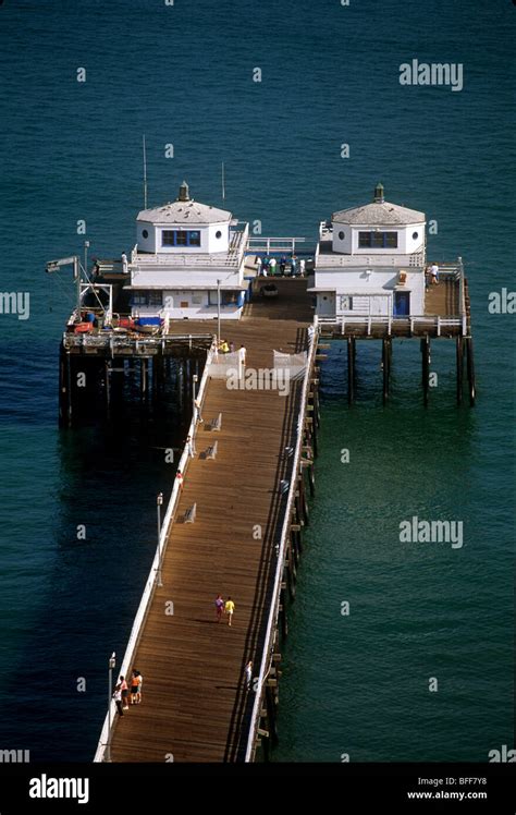 The Malibu Pier Stock Photo - Alamy