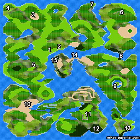 Mike's RPG Center - Dragon Warrior - Maps - Alefgard