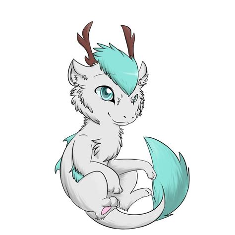 Chibi dragon, Cute drawings, Cute dragons