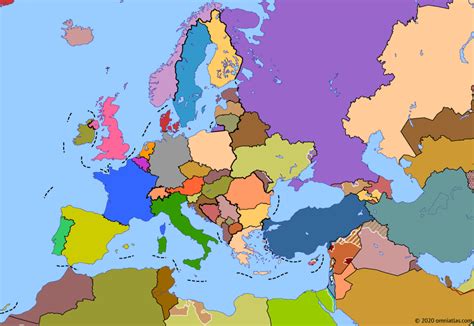 Europe Political Map 2022