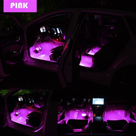 Ambient Lighting Car Interior With USB Connection|CarLEDLogo