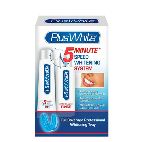 Plus White 5 Minute Premier Speed Teeth Whitening System - Walmart.com - Walmart.com