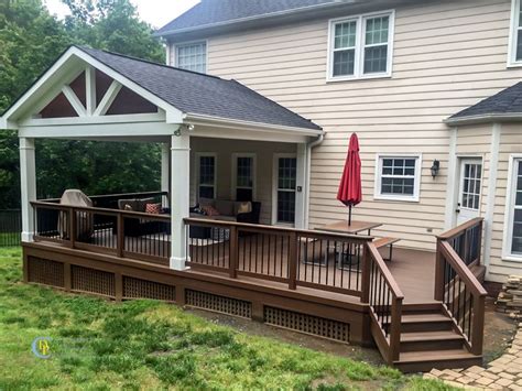 Covered Porch Photos - Charlotte Decks and Porches, LLC | Patio deck ...