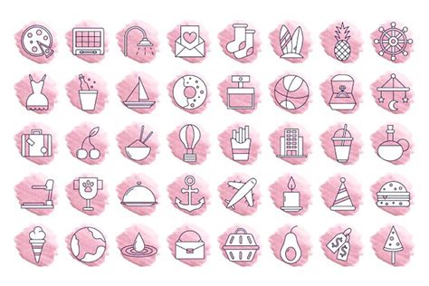 40 Instagram Highlight Icons – Free Design Resources