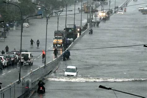 Chennai airport runway flooded as Cyclone Michaung nears India - The ...