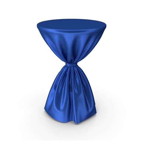 Blue Silk Tablecloth Cocktail Table PNG Images & PSDs for Download | PixelSquid - S113311135