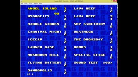 Sonic 3 & Knuckles Cheats (read desc) - YouTube