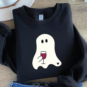 Halloween Ghost PNG, Wine Png, Ghost With Wine Halloween Png File ...