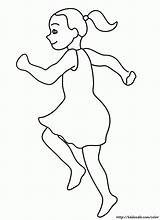 Kids Jumping For Joy Coloring Pages Sketch Page sketch template