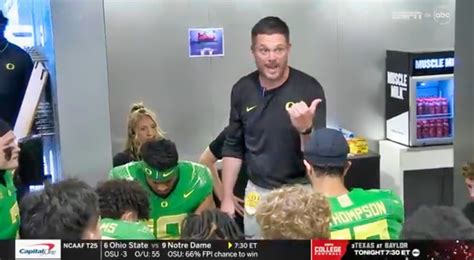 Oregon Coach Takes Shot At Colorado During Pregame Speech