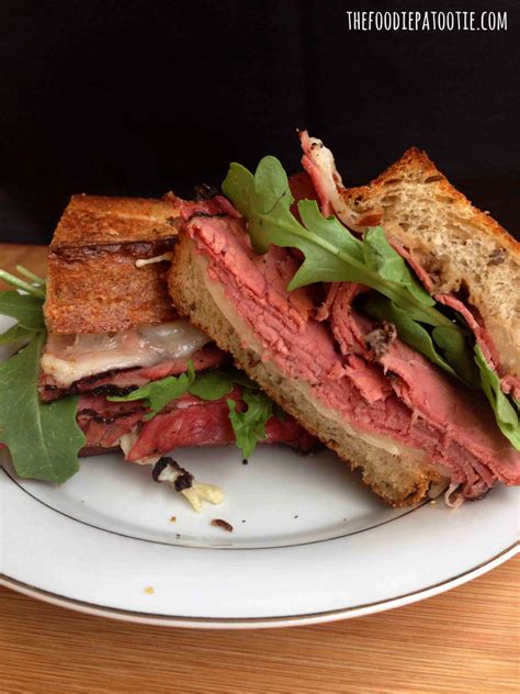 National Hot Pastrami Sandwich Day | Pastrami on Rye with Arugula