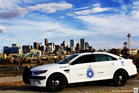 2013 Police Interceptor - Denver Skyline as backdrop | Ford police ...