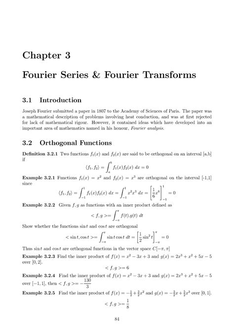 Fourier Series - Examples - Chapter 3 Fourier Series & Fourier ...