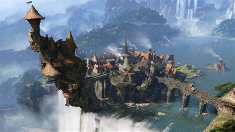 RPG Wallpapers | Fantasy landscape, Landscape concept, Fantasy city