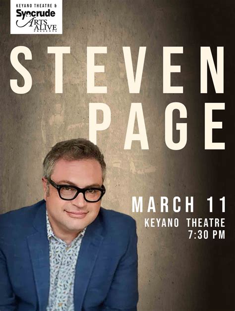 Keyano Theatre & Arts Centre | Description - Steven Page