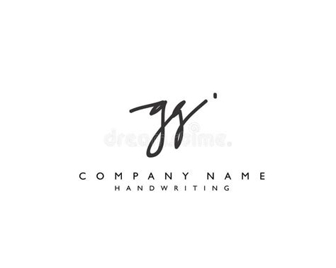 GG Initial Signature Handwriting Template. Initial Letter Signature ...