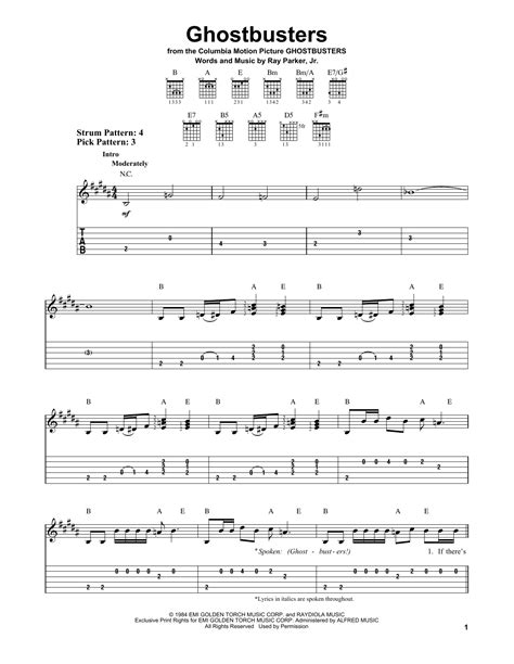 Ghostbusters | Sheet Music Direct