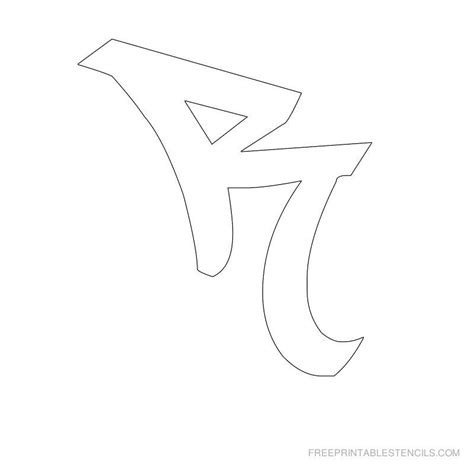 Free Printable Graffiti Alphabet Stencils | Graffiti alphabet, Graffiti ...