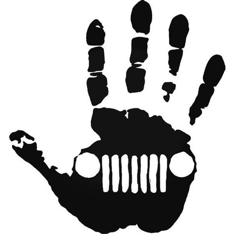 Jeep Hand Wave Decal Sticker – Decalfly