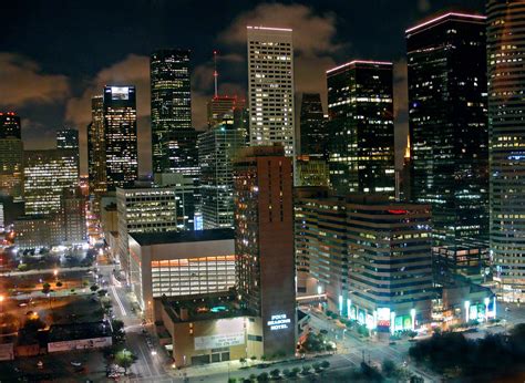 Houston at Night | Another view of downtown Houston at night… | Jackson ...