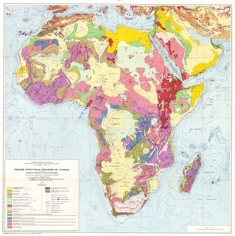 Africa geological map - Full size | Gifex