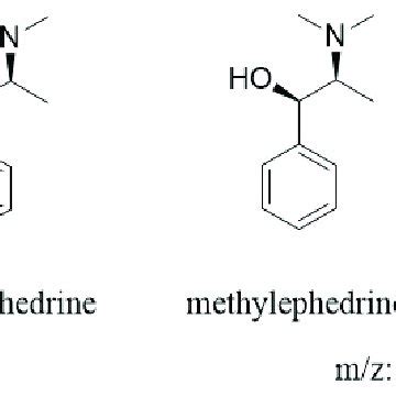 Major alkaloids of ephedra plants. Ephedrine and its diastereomer ...