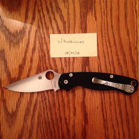 WTS SPYDERCO PARAMILITARY 2 : Knife_Swap