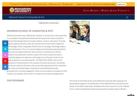 Arts And Humanities Courses | MUIT LUCKNOW | PPT