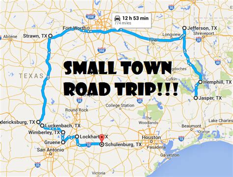 Take This Road Trip Through 10 Of Texas' Most Picturesque Small Towns | Texas roadtrip, Road ...