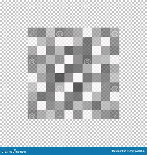 Censor Blur Effect Texture On Transparent Background. Skin Tone Colored Pixel Mosaic Pattern To ...