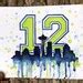 Seahawks 12th Man Seattle Postcards 12th Man Cards Watercolor - Etsy