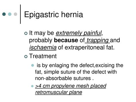 Epigastric Hernia Types