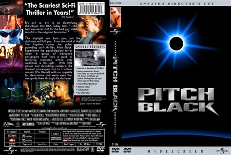 Pitch Black Directors Cut Custom - Movie DVD Custom Covers - 2168Pitch Black Directors Cut Scan ...