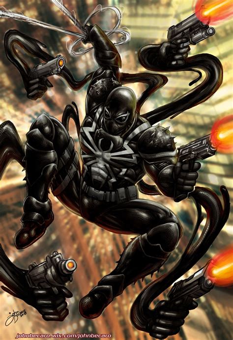 Agent Venom, John Becaro | Symbiotes marvel, Marvel comics art, Marvel spiderman art