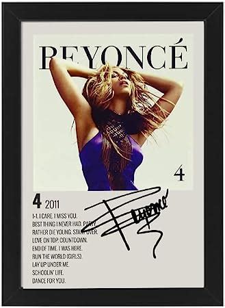 Beyonce Album Cover Signed Poster - Autographed Print Gift, Fan ...