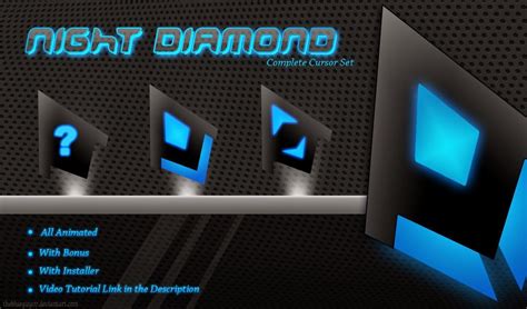 Night Diamond Blue Cursor ‪#‎cleodesktop‬ http://www.cleodesktop.com ...