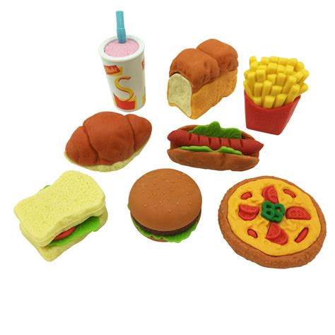 Iwako Fast Food Erasers Set - The TipTop Paper Shop