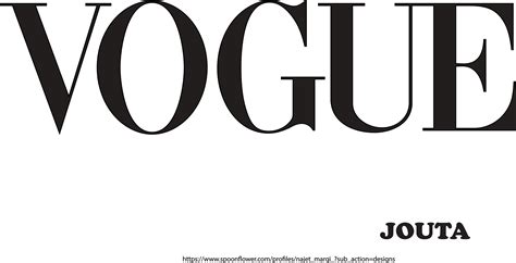 Vogue Png Template