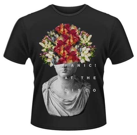 Panic At The Disco Flower Head T Shirt 100% Cotton T Shirts Brand Clothing Tops Tees 2018 New ...