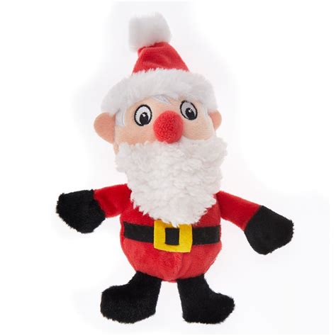 PetSmart Pet Holiday, Santa Dog Toy - Plush, Squeaker | Pet holiday, Plush dog toys, Santa dog