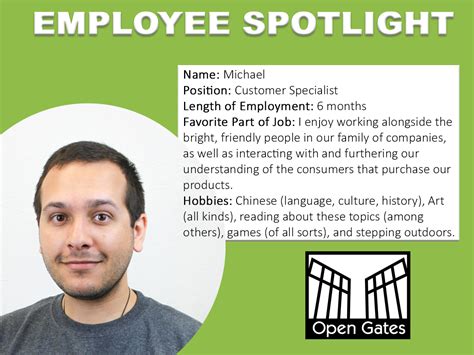 Employee Spotlight: Michael - Open Gates Group