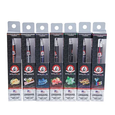 Disposable E Hookah Shisha Fruit Flavors 800 Puffs Metal Tips Crystal Buttons Disposable E ...